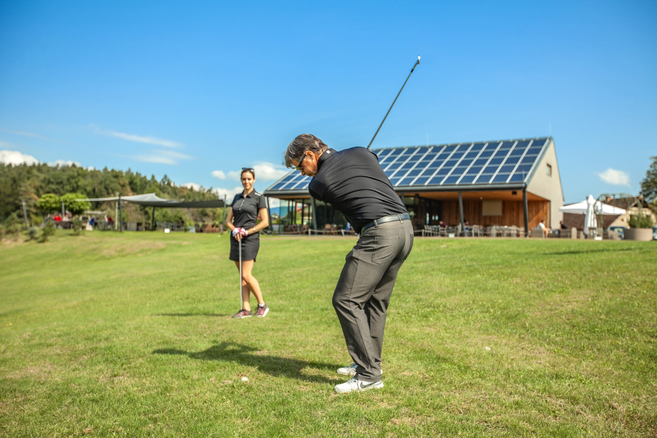 Golf solceller