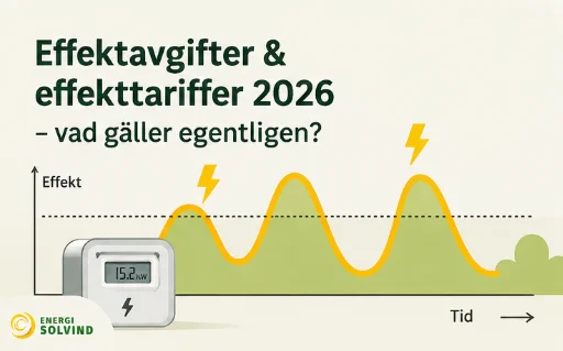 Effektavgifter & effekttariffer 2026 – vad gäller egentligen?
