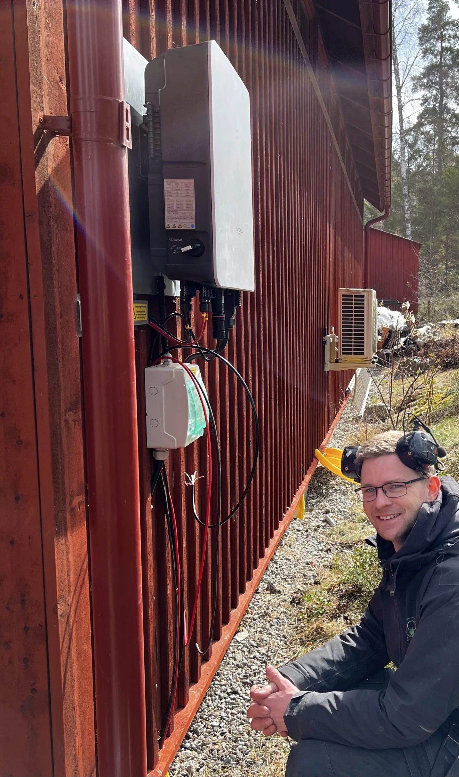 installation av solcellsbatteri