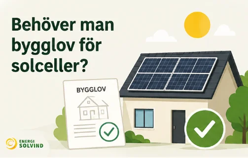 Behöver man bygglov för solceller?